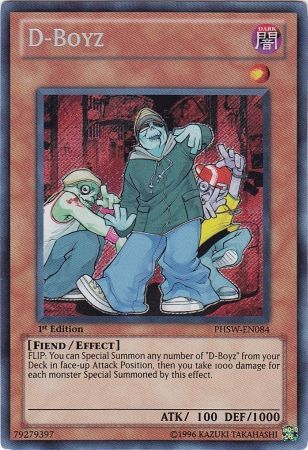 D Boyz PHSW EN084 Secret Rare 1st Edition D Boyz PHSW EN084 Secret Rare 1st Edition