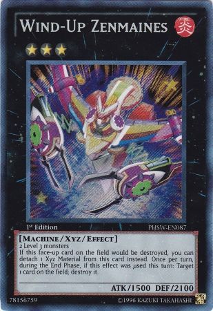 Wind-Up Zenmaines - PHSW-EN087 - Secret Rare 1st Edition