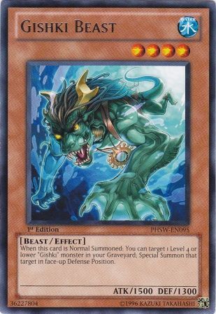 Gishki Beast PHSW EN095 Rare 1st Edition Photon Shockwave 1st Edition Singles Gishki Beast PHSW EN095 Rare 1st Edition Photon Shockwave 1st Edition Singles