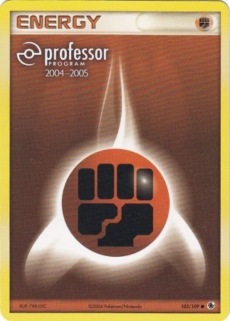 Fighting Energy 105 109 Promo Professor Program 2004 2005 Fighting Energy 105 109 Promo Professor Program 2004 2005