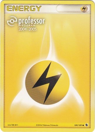 Lightning Energy 109 109 Professor Program 2004 2005 Lightning Energy 109 109 Professor Program 2004 2005