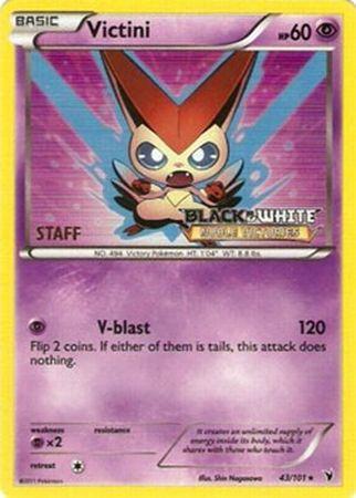 Victini 43 101 Staff Pre Release Promo Victini 43 101 Staff Pre Release Promo