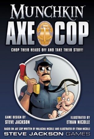 Munchkin Axe Cop card game Steve Jackson Games SJG4401 Board Games A Z Munchkin Axe Cop card game Steve Jackson Games SJG4401 Board Games A Z