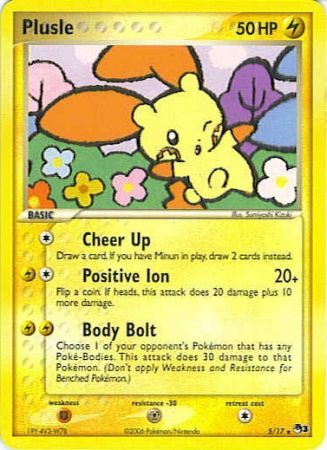 Plusle 5 17 Rare Plusle 5 17 Rare