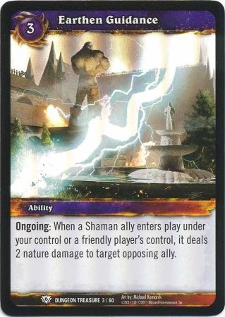 Earthen Guidance Dungeon Treasure 3 60 Common WoW Dungeon Deck Treasure Pack Singles Earthen Guidance Dungeon Treasure 3 60 Common WoW Dungeon Deck Treasure Pack Singles