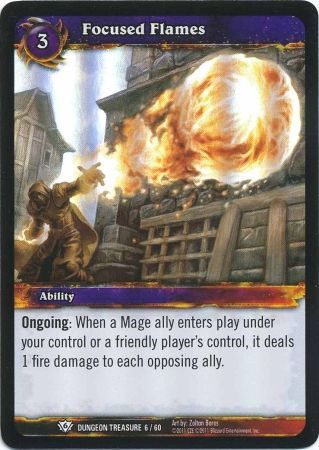 Focused Flames Dungeon Treasure 6 60 Common WoW Dungeon Deck Treasure Pack Singles Focused Flames Dungeon Treasure 6 60 Common WoW Dungeon Deck Treasure Pack Singles