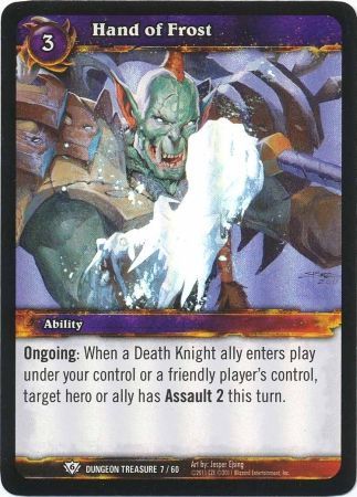 Hand of Frost Dungeon Treasure 7 60 Common WoW Dungeon Deck Treasure Pack Singles Hand of Frost Dungeon Treasure 7 60 Common WoW Dungeon Deck Treasure Pack Singles