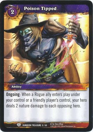 Poison Tipped Dungeon Treasure 9 60 Common WoW Dungeon Deck Treasure Pack Singles Poison Tipped Dungeon Treasure 9 60 Common WoW Dungeon Deck Treasure Pack Singles