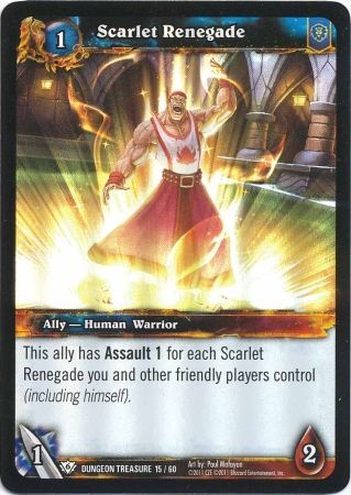 Scarlet Renegade Dungeon Treasure 15 60 Common WoW Dungeon Deck Treasure Pack Singles Scarlet Renegade Dungeon Treasure 15 60 Common WoW Dungeon Deck Treasure Pack Singles