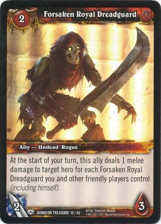 Forsaken Royal Dreadguard Dungeon Treasure 19 60 Common WoW Dungeon Deck Treasure Pack Singles Forsaken Royal Dreadguard Dungeon Treasure 19 60 Common WoW Dungeon Deck Treasure Pack Singles