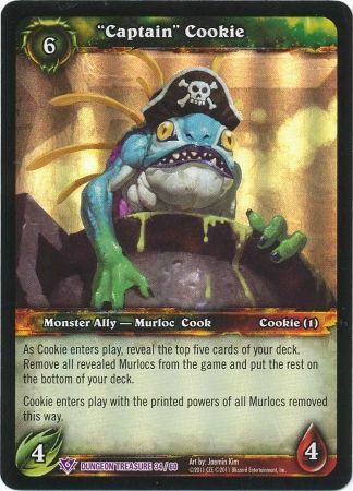 Captain Cookie Dungeon Treasure 34 60 Epic Rare WoW Dungeon Deck Treasure Pack Singles Captain Cookie Dungeon Treasure 34 60 Epic Rare WoW Dungeon Deck Treasure Pack Singles