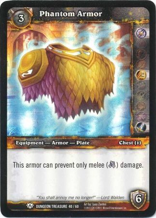 Phantom Armor Dungeon Treasure 40 60 Common WoW Dungeon Deck Treasure Pack Singles Phantom Armor Dungeon Treasure 40 60 Common WoW Dungeon Deck Treasure Pack Singles