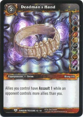 Deadman s Hand Dungeon Treasure 42 60 Common WoW Dungeon Deck Treasure Pack Singles Deadman s Hand Dungeon Treasure 42 60 Common WoW Dungeon Deck Treasure Pack Singles