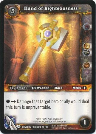 Hand of Righteousness Dungeon Treasure 50 60 Common Hand of Righteousness Dungeon Treasure 50 60 Common