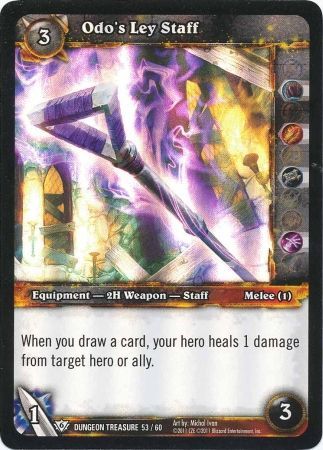 Odo s Ley Staff Dungeon Treasure 53 60 Common WoW Dungeon Deck Treasure Pack Singles Odo s Ley Staff Dungeon Treasure 53 60 Common WoW Dungeon Deck Treasure Pack Singles