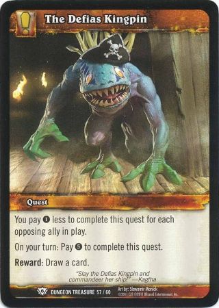 The Defias Kingpin Dungeon Treasure 57 60 Common WoW Dungeon Deck Treasure Pack Singles The Defias Kingpin Dungeon Treasure 57 60 Common WoW Dungeon Deck Treasure Pack Singles