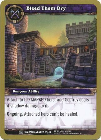 Bleed Them Dry Shadowfang Keep 17 46 Common WoW Dungeon Deck Shadowfang Keep Singles Bleed Them Dry Shadowfang Keep 17 46 Common WoW Dungeon Deck Shadowfang Keep Singles