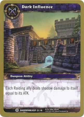 Dark Influences Shadowfang Keep 23 46 Common WoW Dungeon Deck Shadowfang Keep Singles Dark Influences Shadowfang Keep 23 46 Common WoW Dungeon Deck Shadowfang Keep Singles