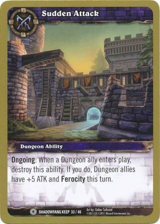 Sudden Attack Shadowfang Keep 33 46 Common WoW Dungeon Deck Shadowfang Keep Singles Sudden Attack Shadowfang Keep 33 46 Common WoW Dungeon Deck Shadowfang Keep Singles