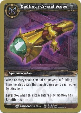 Godfrey s Crystal Scope Shadowfang Keep 39 46 Common Godfrey s Crystal Scope Shadowfang Keep 39 46 Common