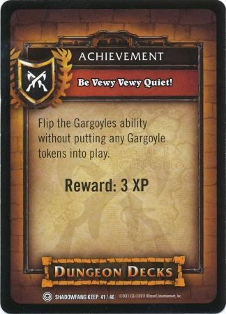Be Vewy Vewy Quiet Shadowfang Keep Achievement 41 46 Common WoW Dungeon Deck Shadowfang Keep Singles Be Vewy Vewy Quiet Shadowfang Keep Achievement 41 46 Common WoW Dungeon Deck Shadowfang Keep Singles