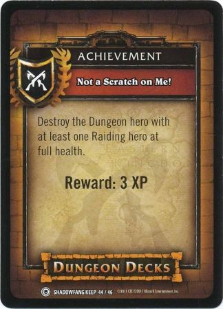 Not a Scratch on Me Shadowfang Keep Achievement 44 46 Common WoW Dungeon Deck Shadowfang Keep Singles Not a Scratch on Me Shadowfang Keep Achievement 44 46 Common WoW Dungeon Deck Shadowfang Keep Singles