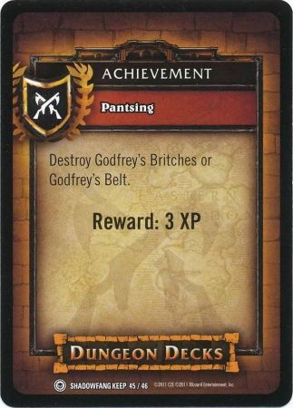 Pantsing Shadowfang Keep Achievement 45 46 Common WoW Dungeon Deck Shadowfang Keep Singles Pantsing Shadowfang Keep Achievement 45 46 Common WoW Dungeon Deck Shadowfang Keep Singles