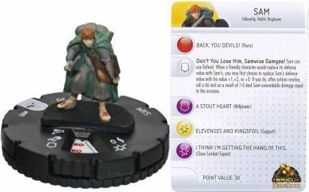 Sam 002 Lord of the Rings Heroclix Other Lord of the Rings Sam 002 Lord of the Rings Heroclix Other Lord of the Rings