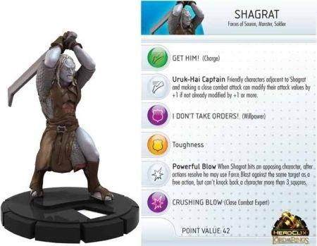 HeroClix Lord of the Rings #206 Olog Hai 