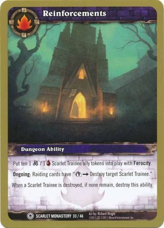 Reinforcements Scarlet Monastery 33 46 Common WoW Dungeon Deck Scarlet Monastery Singles Reinforcements Scarlet Monastery 33 46 Common WoW Dungeon Deck Scarlet Monastery Singles