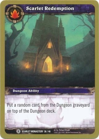 Scarlet Redemption Scarlet Monastery 36 46 Common WoW Dungeon Deck Scarlet Monastery Singles Scarlet Redemption Scarlet Monastery 36 46 Common WoW Dungeon Deck Scarlet Monastery Singles