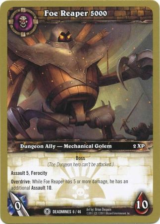 Foe Reaper 5000 Deadmines 6 46 Common WoW Dungeon Deck The Deadmines Singles Foe Reaper 5000 Deadmines 6 46 Common WoW Dungeon Deck The Deadmines Singles