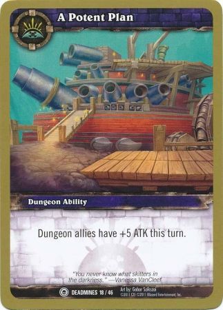A Potent Plan Deadmines 18 46 Common WoW Dungeon Deck The Deadmines Singles A Potent Plan Deadmines 18 46 Common WoW Dungeon Deck The Deadmines Singles
