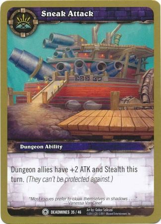 Sneak Attack Deadmines 35 46 Common WoW Dungeon Deck The Deadmines Singles Sneak Attack Deadmines 35 46 Common WoW Dungeon Deck The Deadmines Singles