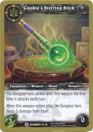 Cookie s Stirring Stick Deadmines 40 46 Common WoW Dungeon Deck The Deadmines Singles Cookie s Stirring Stick Deadmines 40 46 Common WoW Dungeon Deck The Deadmines Singles
