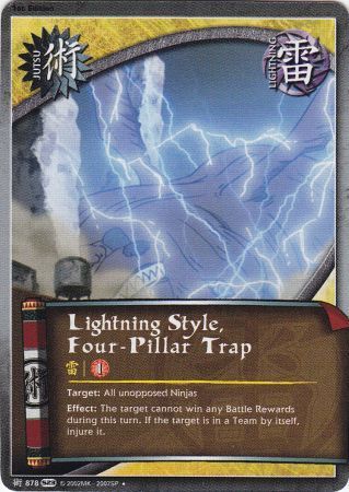 Lightning Style, Four-Pillar Trap - Long Tail | TrollAndToad