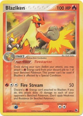 Blaziken 3 109 Rare Theme Deck Exclusive Pokemon Theme Deck Exclusives Blaziken 3 109 Rare Theme Deck Exclusive Pokemon Theme Deck Exclusives