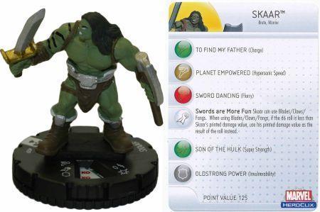 Skaar 207 Incredible Hulk Gravity Feed W/ Card Heroclix 