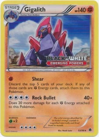 Gigalith 53 98 Pre Release Promo Gigalith 53 98 Pre Release Promo