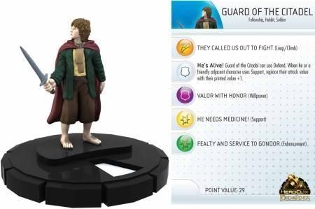 LOTR Heroclix Fellowship of the Ring 006 Merry Common 