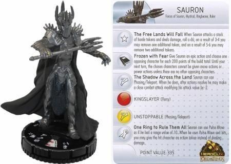 Fellowship of the Ring set Pippin #007 Common figure w/card! Heroclix LotR 
