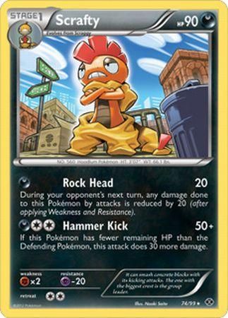 Scrafty 74 99 Holo Rare Black White 4 Next Destinies Singles Scrafty 74 99 Holo Rare Black White 4 Next Destinies Singles