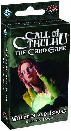 Call of Cthulhu LCG Written and Bound Asylum Pack Fantasy Flight Games FFGCT53 Call of Cthulhu LCG Call of Cthulhu LCG Written and Bound Asylum Pack Fantasy Flight Games FFGCT53 Call of Cthulhu LCG
