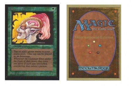 Llanowar Elves International Edition Collectors Edition International Singles Llanowar Elves International Edition Collectors Edition International Singles
