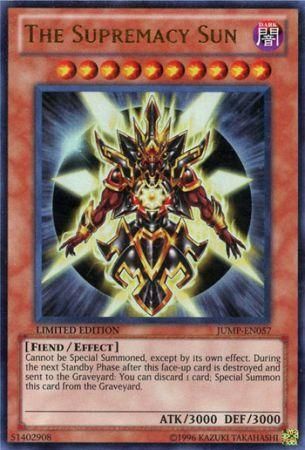 The Supremacy Sun JUMP EN057 Ultra Rare Yu Gi Oh Promo Cards The Supremacy Sun JUMP EN057 Ultra Rare Yu Gi Oh Promo Cards
