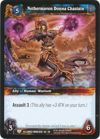 Nethermaven Donna Chastain Alliance Warlock 20 30 Common Nethermaven Donna Chastain Alliance Warlock 20 30 Common