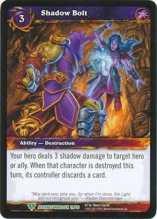 Shadow Bolt Alliance Warlock 11 30 Uncommon Shadow Bolt Alliance Warlock 11 30 Uncommon