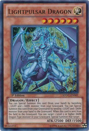 Lightpulsar Dragon SDDC EN001 Ultra Rare 1st Edition Lightpulsar Dragon SDDC EN001 Ultra Rare 1st Edition