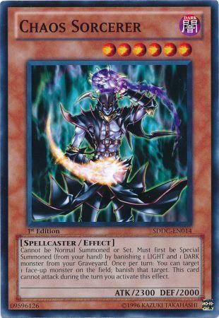 CHAOS SORCERER SDDC-EN014 1st EDITION STRUCTURE DECK 2012 COMMON YTCG