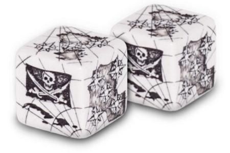 Ships FREE! Details about   Q-Workshop Pirate Dice Set of 2 New 6PIR02 